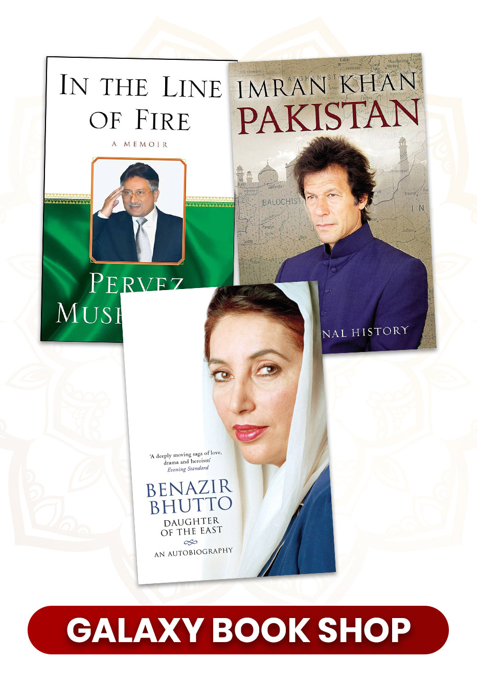 In the lion of fire, Imran khan,daughter of east