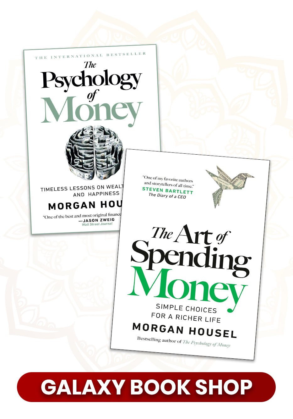 Morgan Housel Combo Pack – The Psychology of Money + The Art of Spending Money