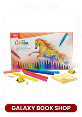 Deli ColorRun Felt Pens - 24 Vibrant Colors