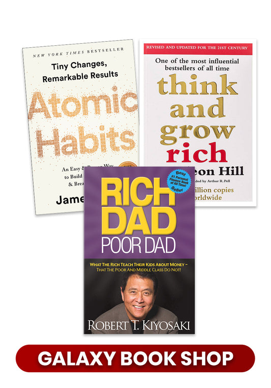 Atomic habit Rich dad poor dad and Think and grow rich