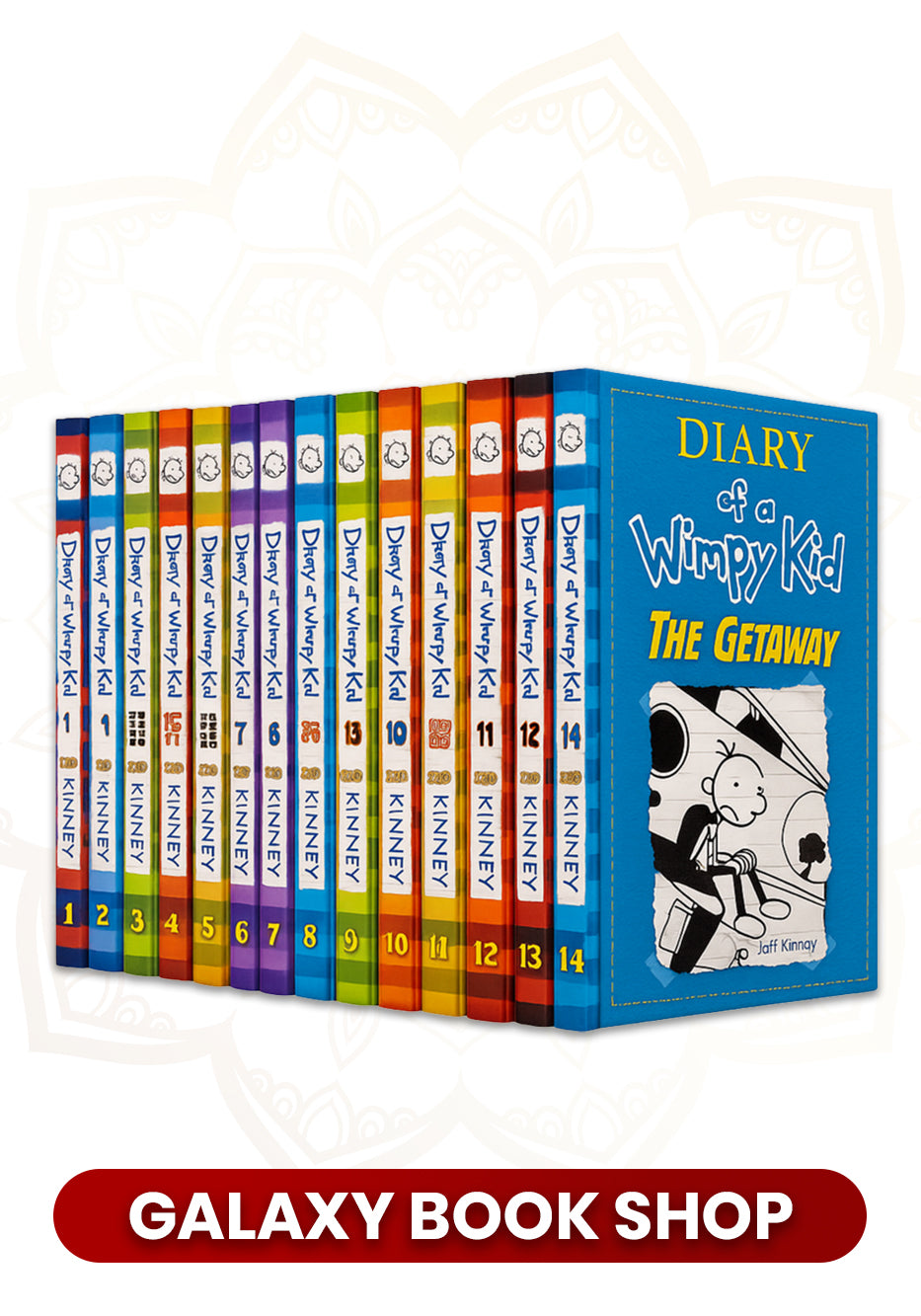 Diary of a Wimpy Kid Complete Collection | 14 Books Set by Jeff Kinney