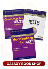 Kit Set Pack of 03 – IELTS (Official + Grammar + Vocabulary)