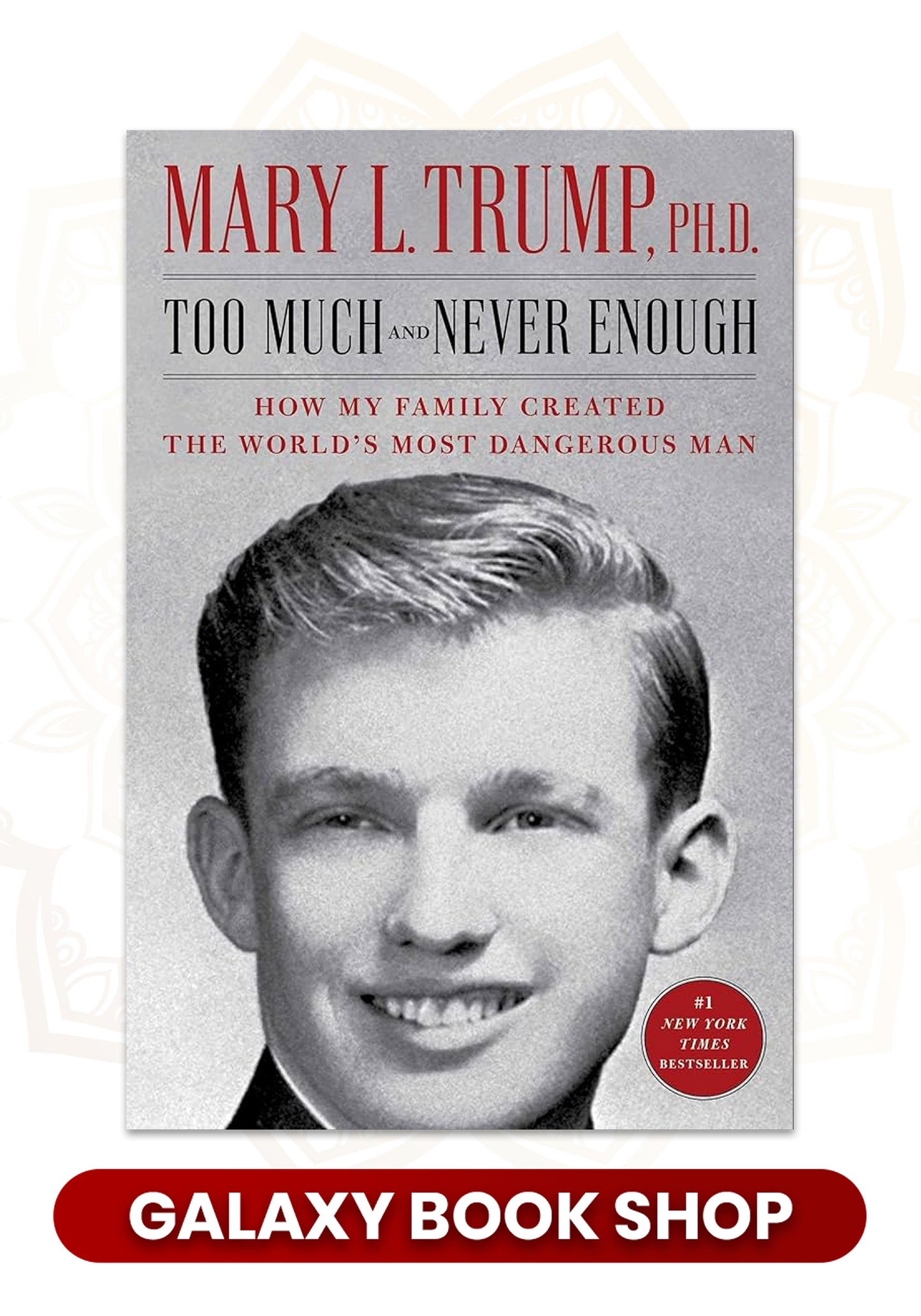 Too Much and Never Enough: How My Family Created the World's Most Dangerous Man by Mary L. Trump (Premium Quality)