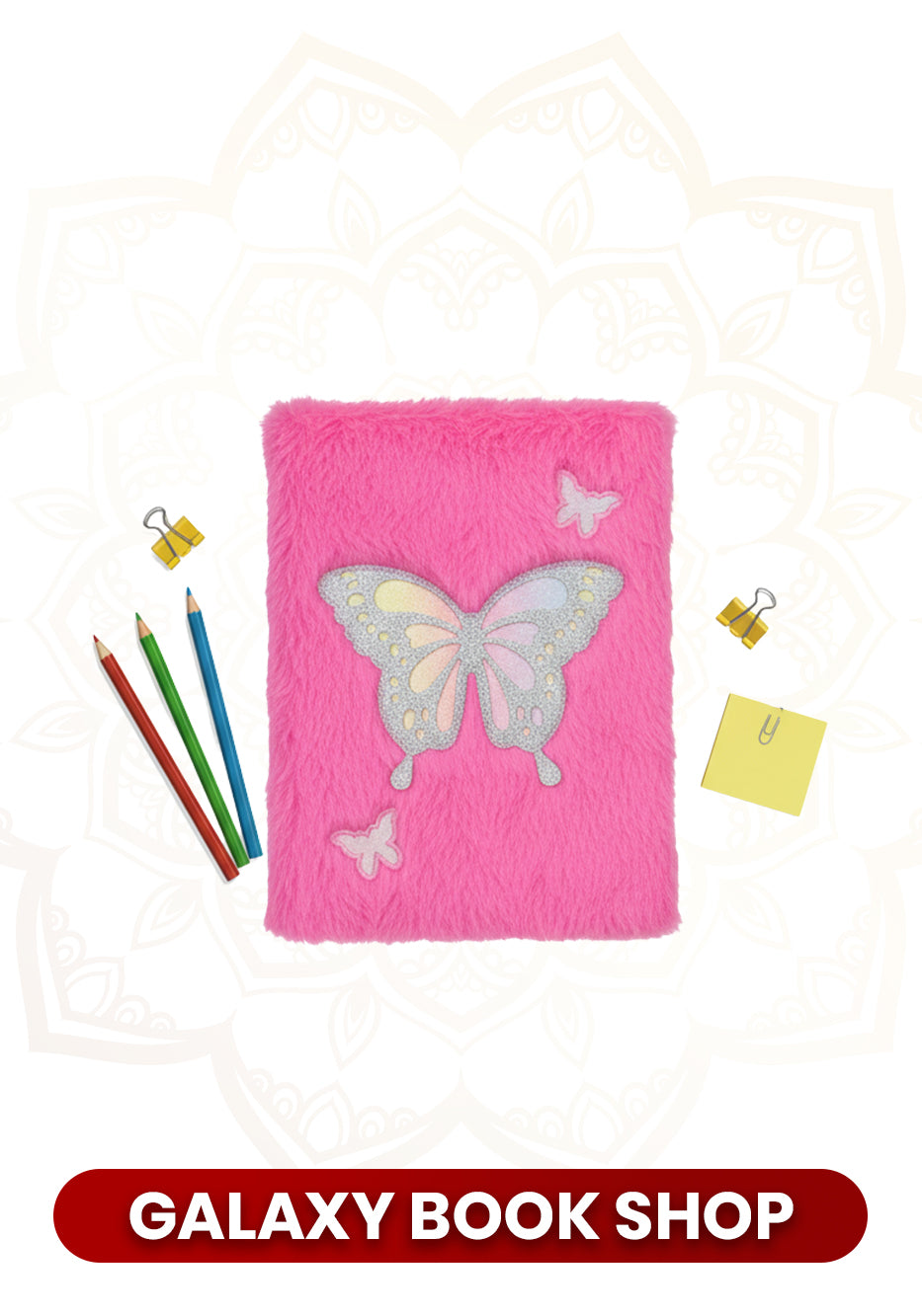 Pink Flutter Butterfly Diary