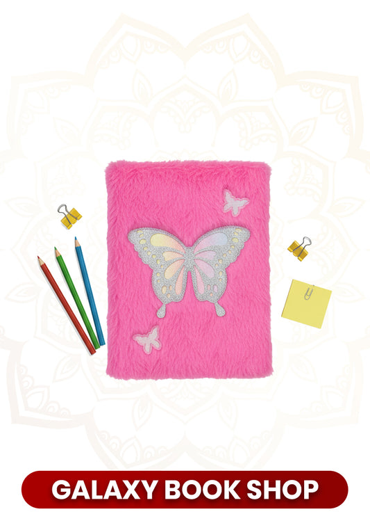 Pink Flutter Butterfly Diary