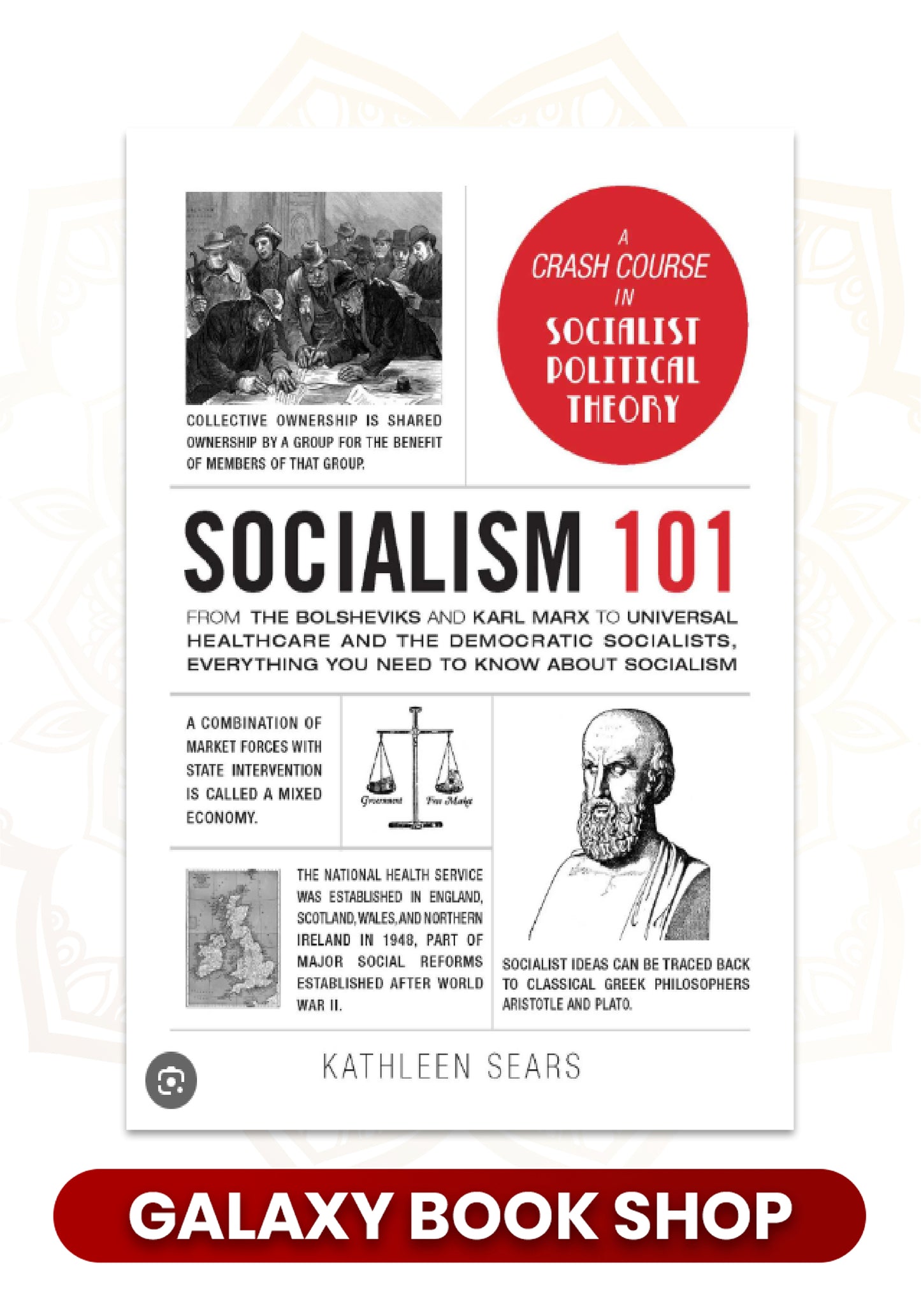 Socialism 101: From the Bolsheviks and Karl Marx to Universal Healthcare and the Democratic Socialists, Everything You Need to Know about Socialism by Kathleen Sears (Premium Quality)